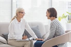 A Doctor and patience having a therapy session